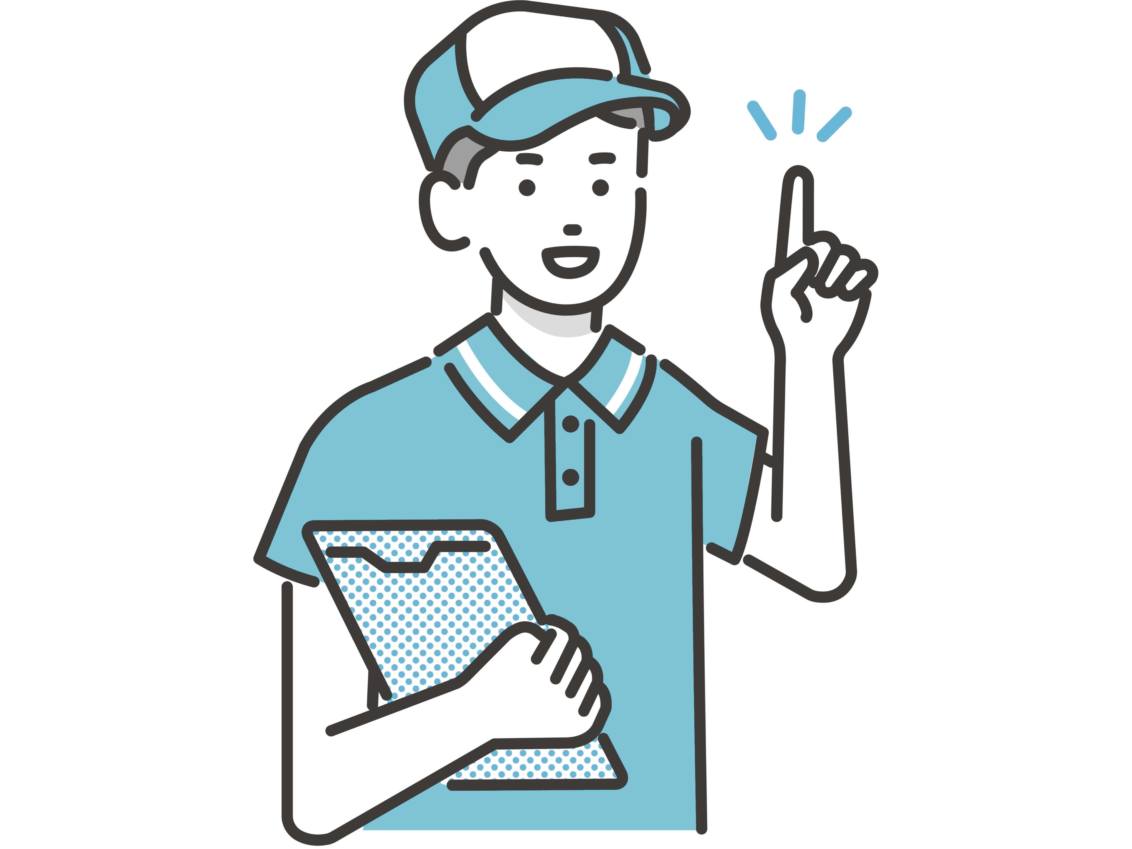 箱詰めをするイメージイラスト